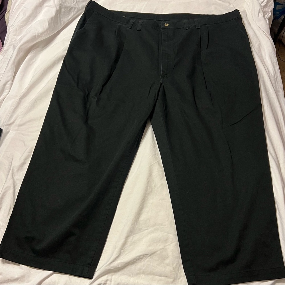 Wrangler Timber Creek Unisex Black Pants/capris 50x25 EUC except tag is cut out